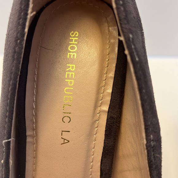 Stiletto Dark grey, suede heels - Picture 9 of 12